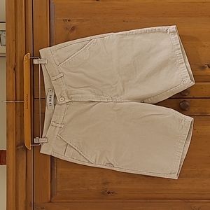 Cream Corduroy Shorts